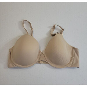 Bali Passion for Comfort Beige Back Smoothing Light Lift Underwire Bra Size 34C